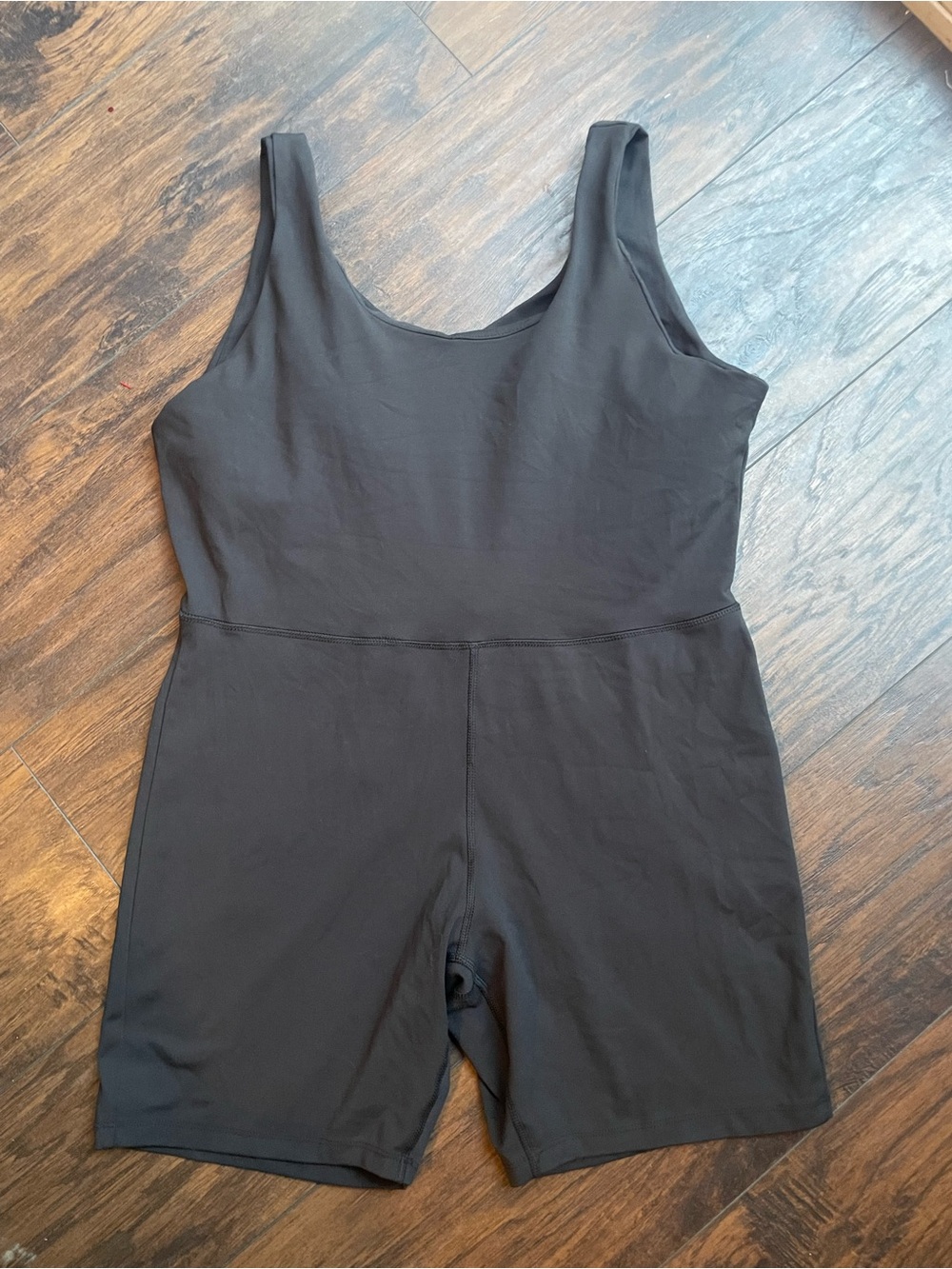 women’s Black workout Romper